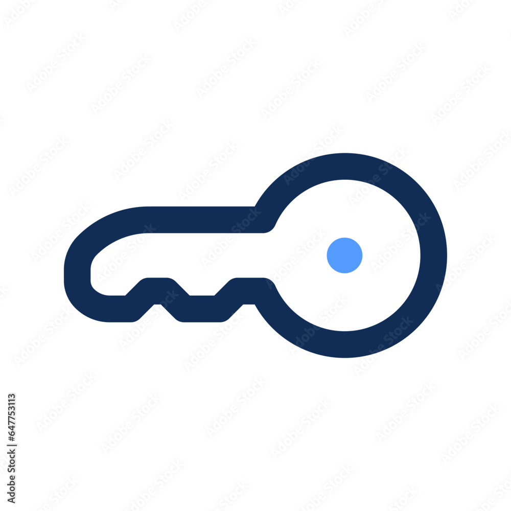 key outline color icon key outline color icon