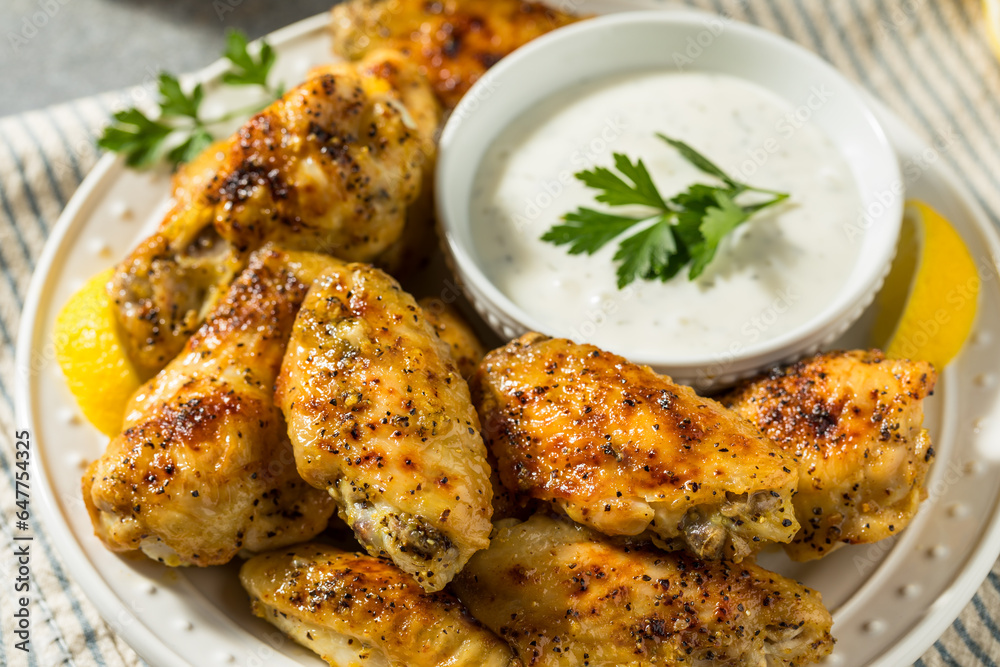 Homemade Spicy Lemon Pepper Chicken Wings Homemade Spicy Lemon Pepper Chicken Wings