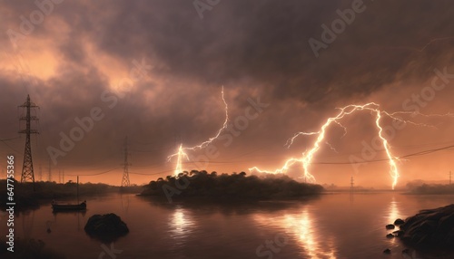 Thunder and Lightning Landscape