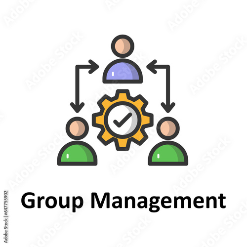  Team management Vector Icon 

