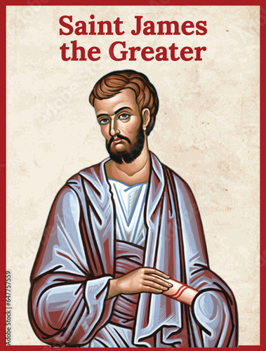 Saint James the Greater the Greater icon pays homage to one of the first disciples to join Christ.