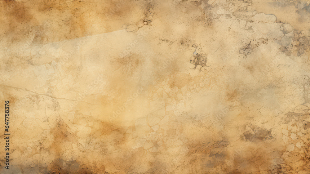 Fototapeta premium Vintage Yellowed Paper Texture Seamless Background