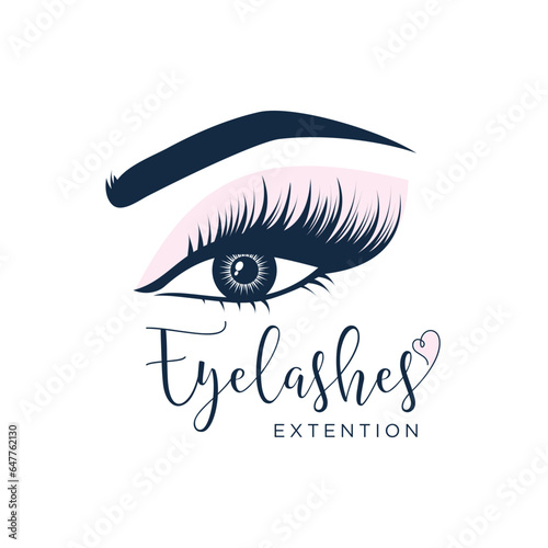 Eyelashes logo design vector idea with creative unique concept