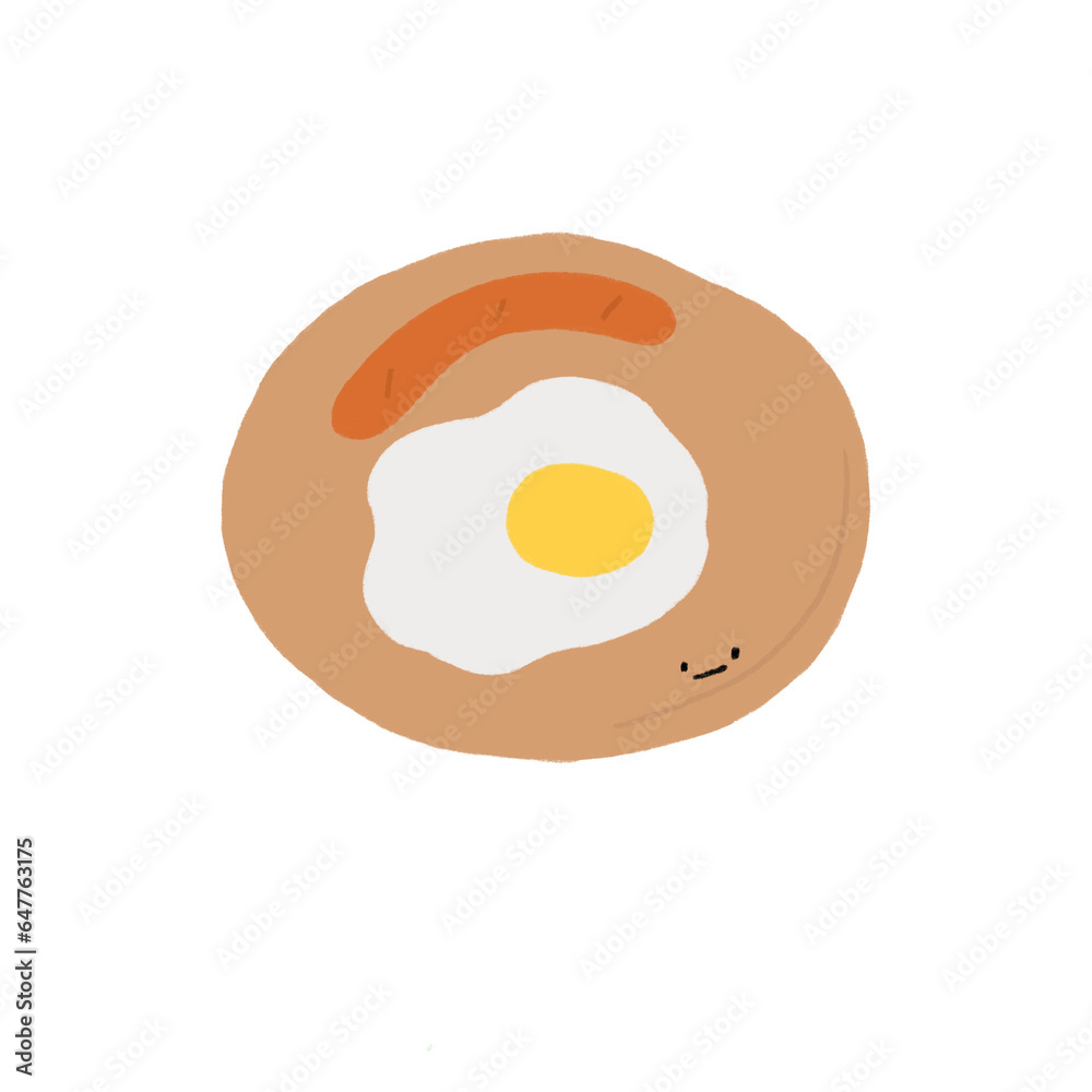 fried egg on a plate fried egg on a plate
