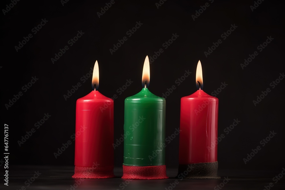 Happy Kwanzaa Concept. Kwanzaa Background. Kwanzaa Theme. Generative Ai