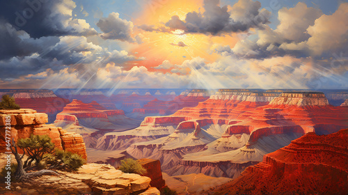 Grand Canyon Painting, United States © vista