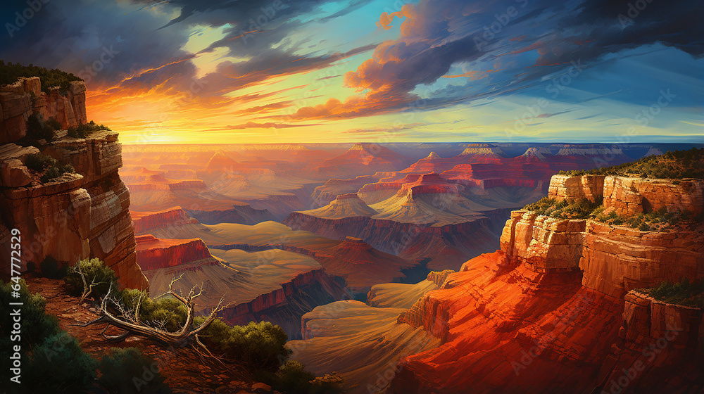 Grand Canyon Painting, United States