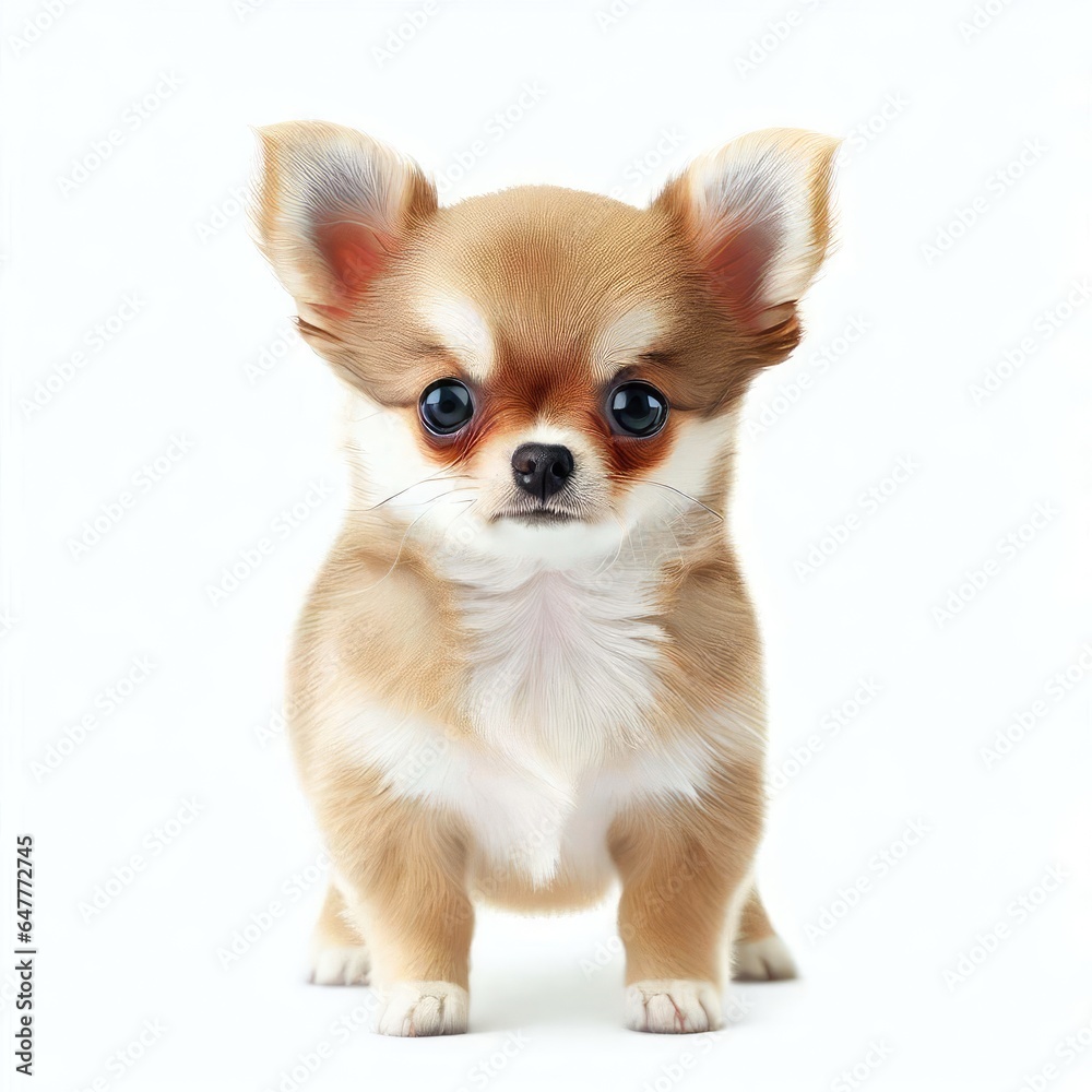 Heartwarming Chihuahua Puppy, Generative AI