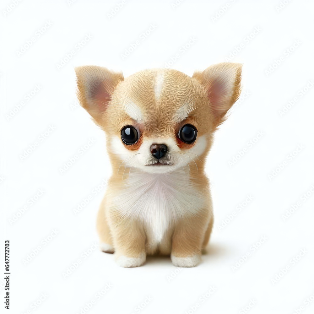 Adorable Baby Chihuahua Pup, Generative AI