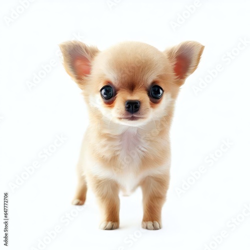 Sweet Chihuahua Pup Playtime, Generative AI © faical