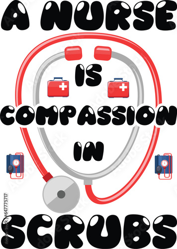 Tela A nurse is compassionate in scribes