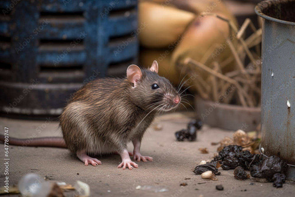 rat sitting on the ground rat sitting on the ground