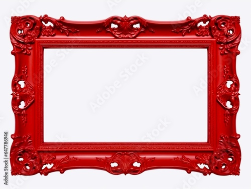 red frame, generative AI 