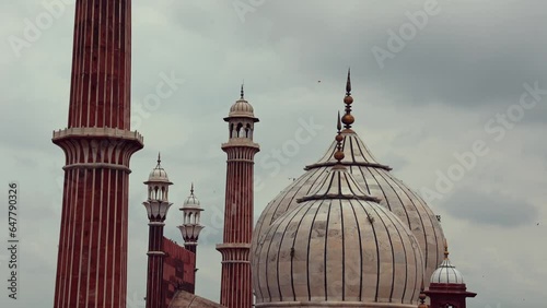 jama masjid (mosque) of delhi, india photo