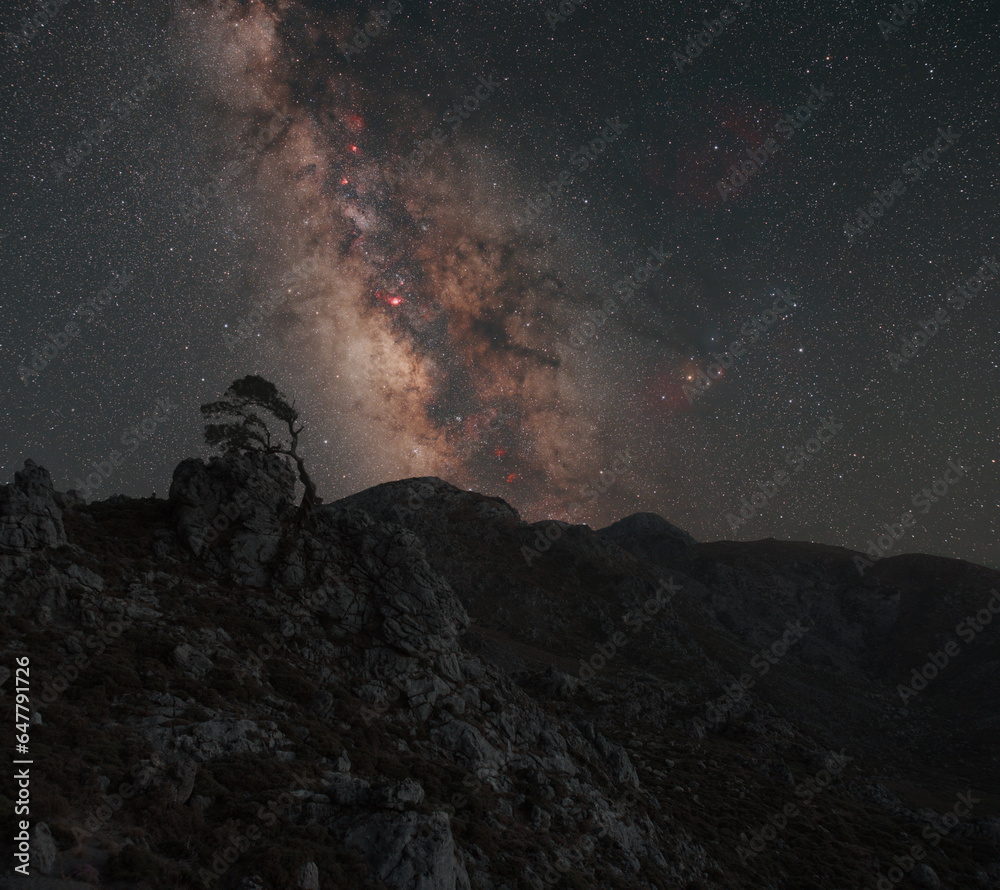 Milky Way from Crete