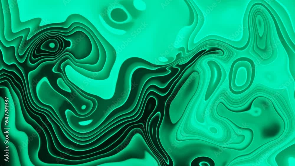 The curved shape wavy texture surface is constantly reflected glossy liquid background The curved shape wavy texture surface is constantly reflected glossy liquid background