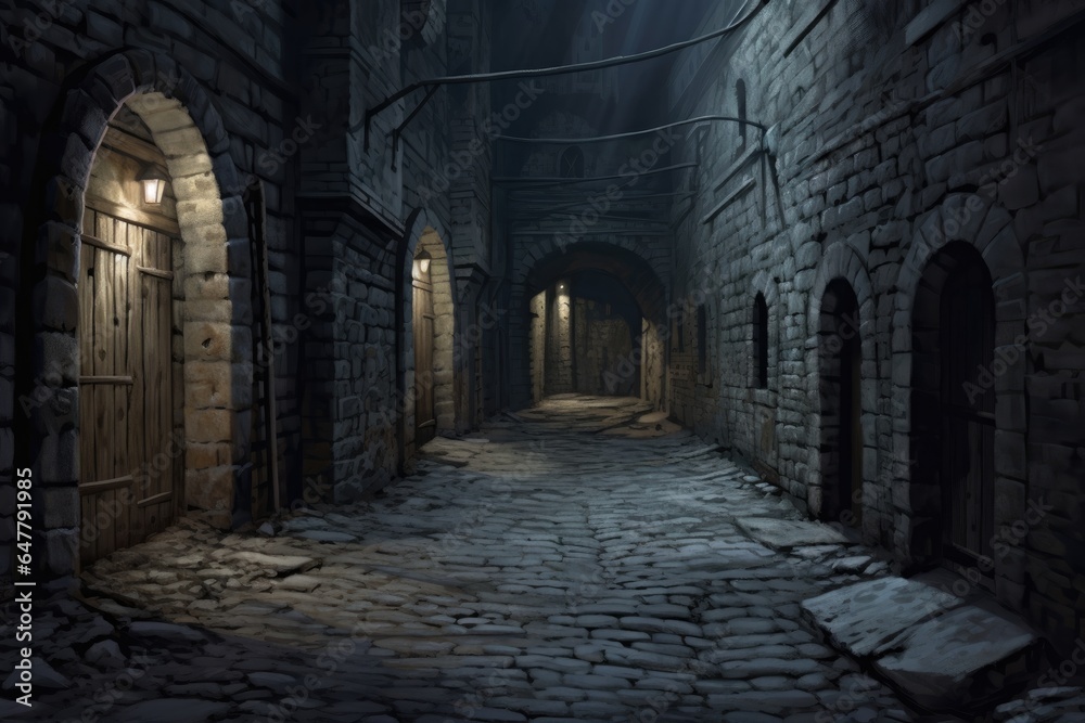 Fototapeta premium Dungeon Prison