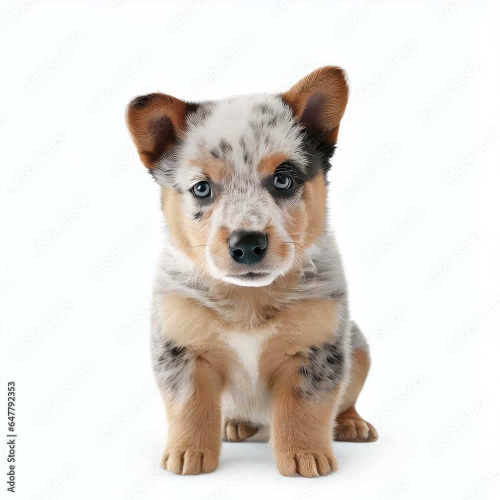 Australian Cattle's Fluffy Cuteness, Generative AI Australian Cattle's Fluffy Cuteness, Generative AI