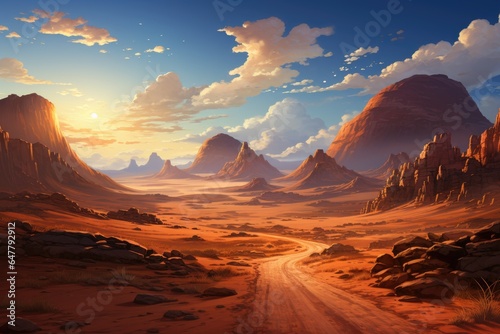 Visual Novel Background : Eternal Desert Sands