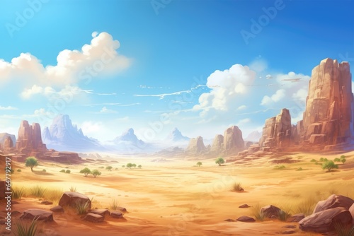 Visual Novel Background : Eternal Desert Sands © Exotic Escape