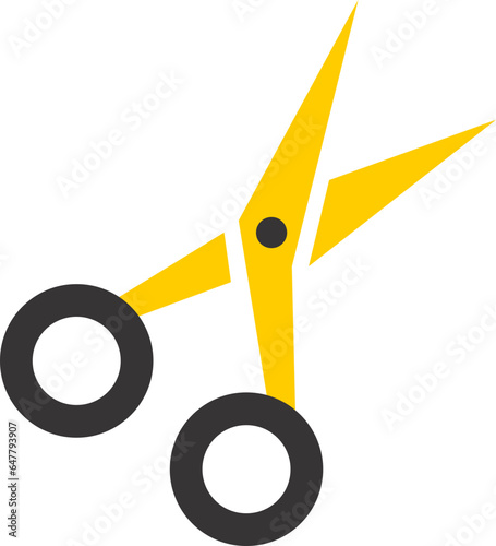 scissors icon vector transparent 