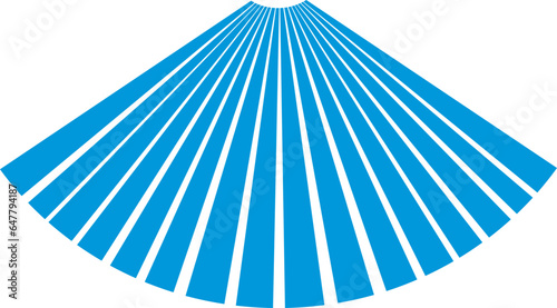 blue and white stripes icon vector transparent 