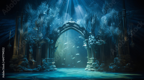 Underwater Atlantis Theatre Stage Scene