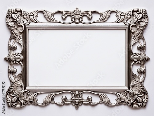 antique gold frame, generative ai 