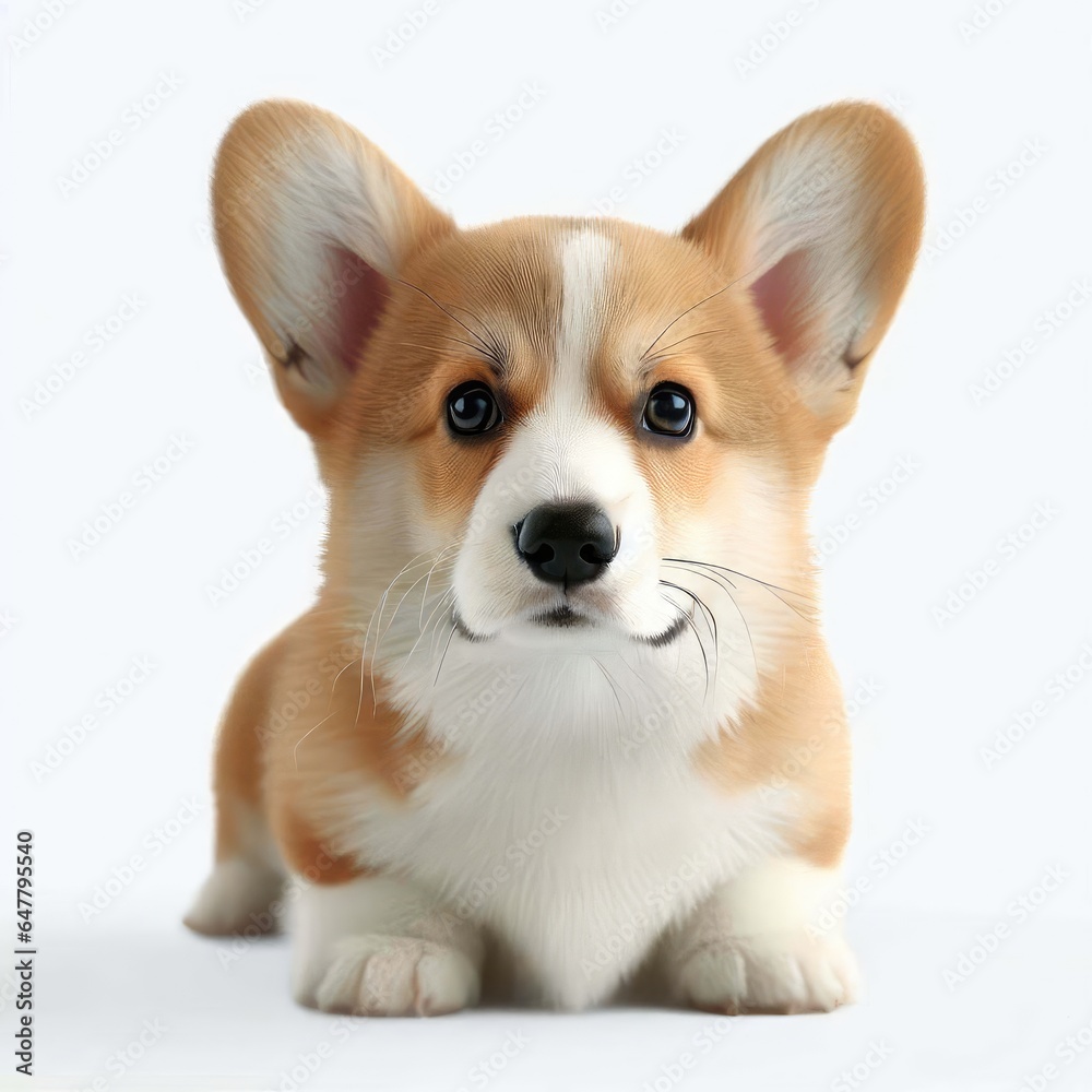 Tiny Corgi's Innocent Eyes, Generative AI