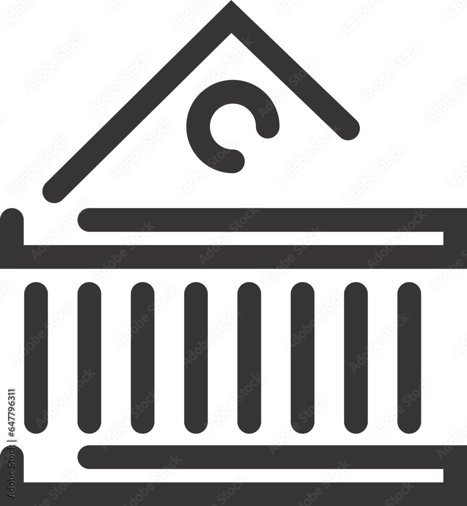 Bank building icon transparent Bank building icon transparent