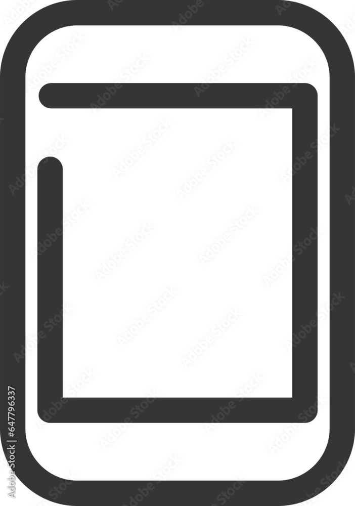 mobile device icon vector simple transparent mobile device icon vector simple transparent
