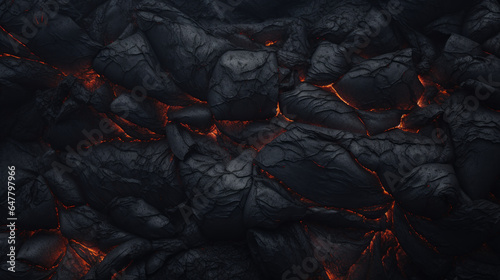 Eternal Embers: A Unique Flat Texture Unveiling the Intriguing Patterns and Textures Born from Volcanic Ash