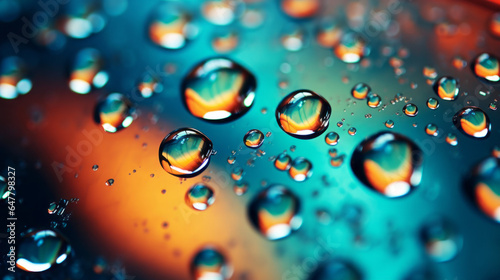Rainy Rhapsody: Captivating Water Droplets and Rain Patterns Transforming Surfaces into Liquid Artistry