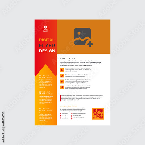 modern design template for business presentation
