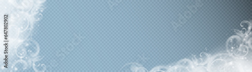  The effect of a fabulous magical winter snowstorm. Christmas snow background. Wind swirl with snowflakes and shimmering effects. Snow storm concept. Vector