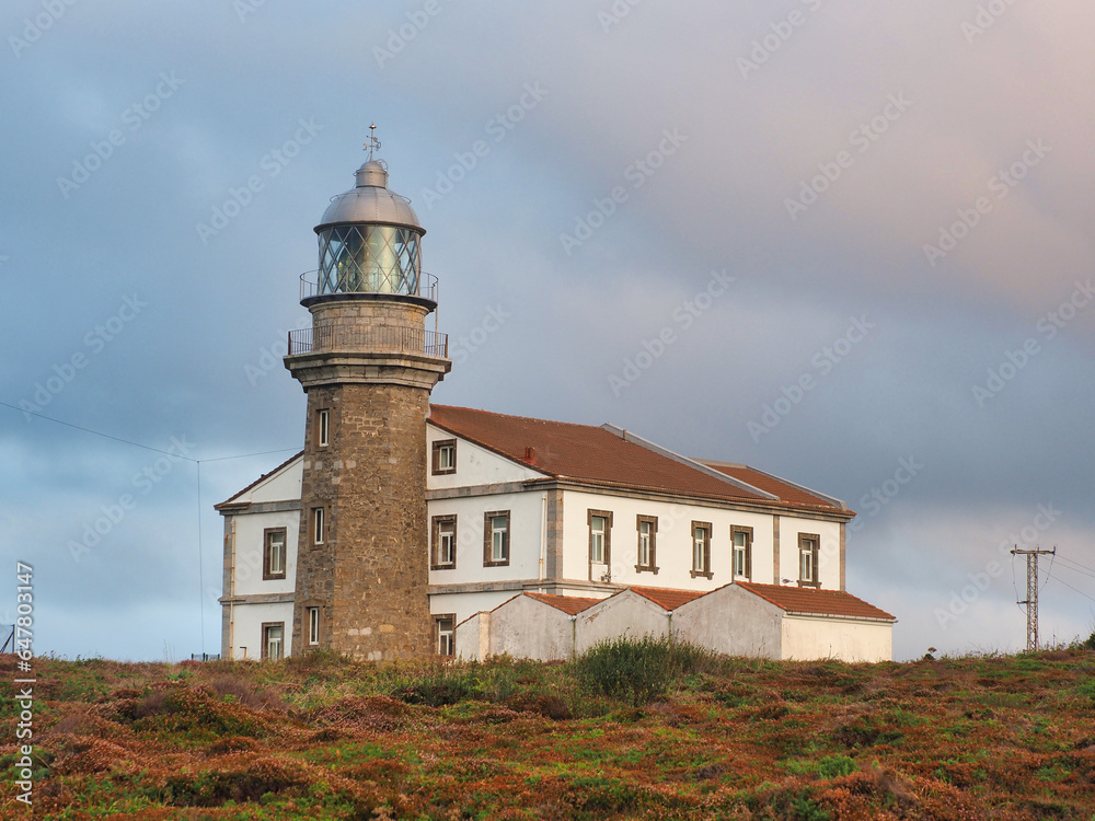 Cabo de Peñas lighthouse on the Asturian coast