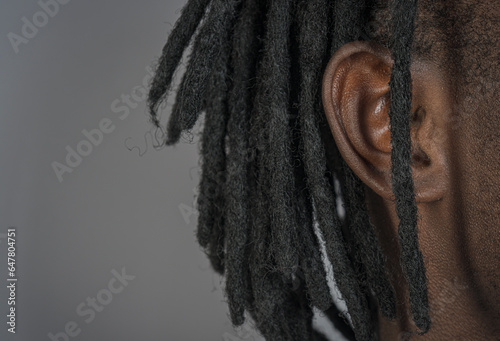 dreads hairstyle close-up