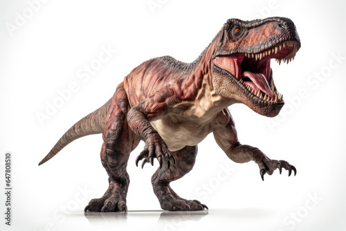 T-Rex dinosaur isolated on a white background