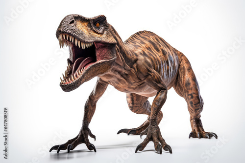 T-Rex dinosaur isolated on a white background