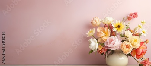 Fresh looking and feeling flowers in a lovely vase