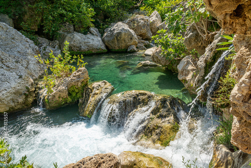 Scenic view of Kapuz Canyon is a testament to the power and beauty of nature. Its untouched wilderness and captivating landscapes make it an ideal destination for outdoor enthusiasts and nature lovers photo