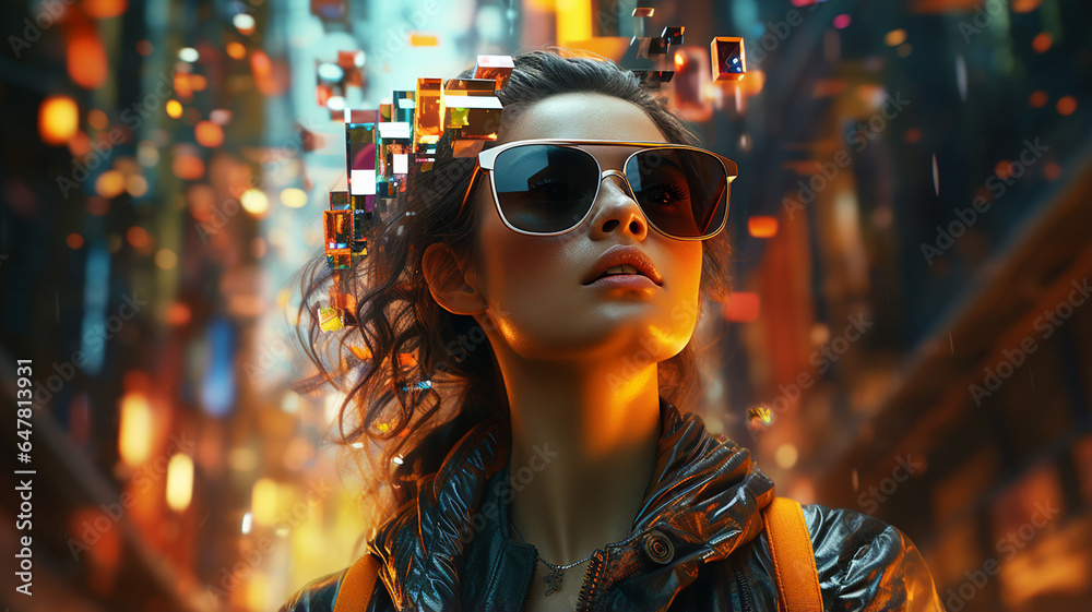 Matrix, the future is a virtual world created on the computer Matrix, the future is a virtual world created on the computer