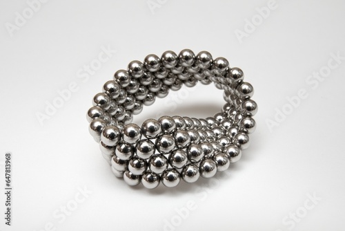 Moebius strip made of neodymium magnetic balls