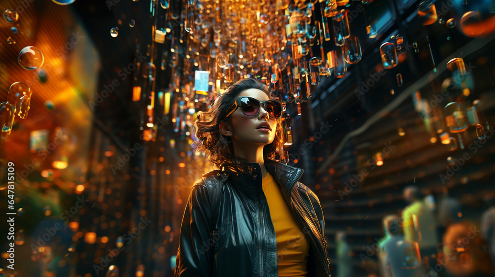 Matrix, the future is a virtual world created on the computer Matrix, the future is a virtual world created on the computer