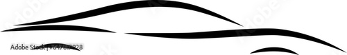 Vector illustration of a car on a transparent background