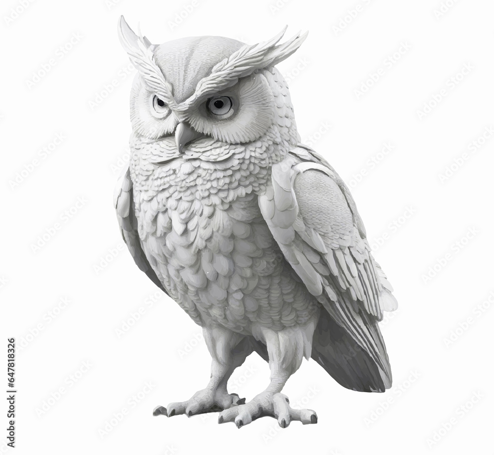 Fototapeta premium owl isolated on white