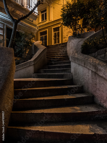 Camondo Stair Istanbul at night photo