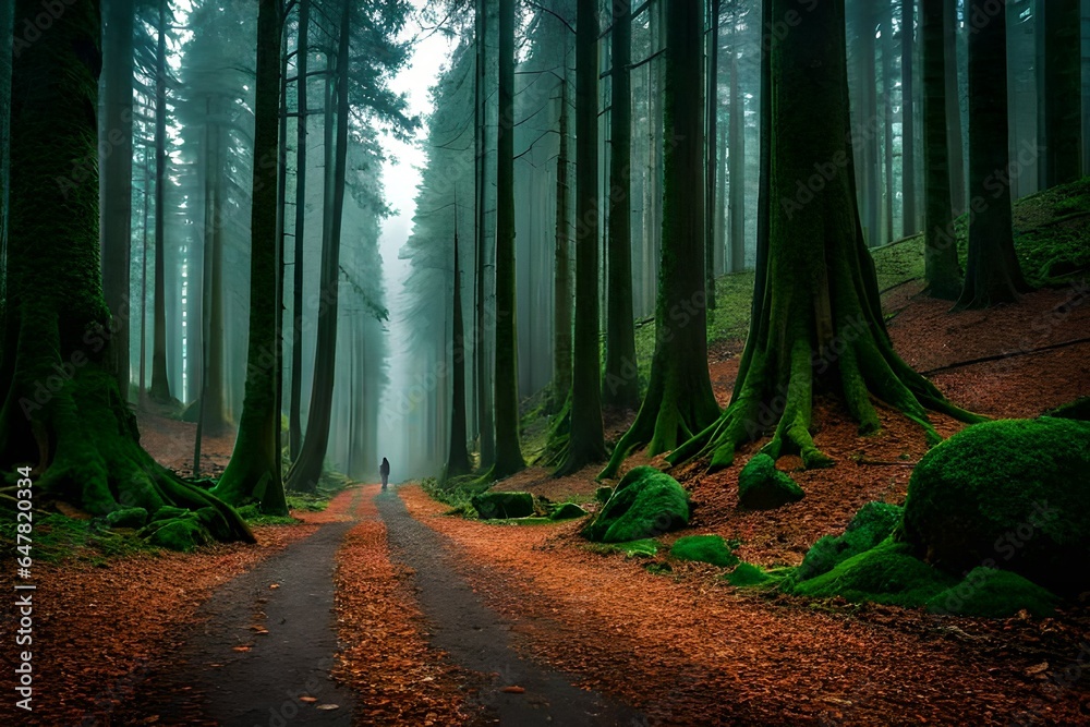 Fototapeta premium morning in the forest