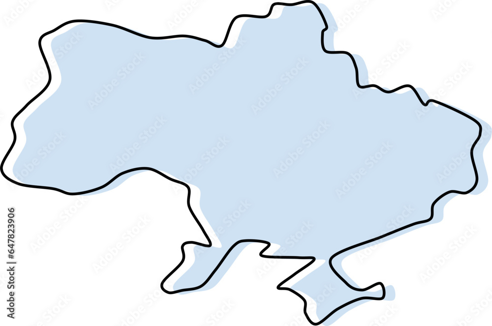 ukraine map, ukraine vector, ukraine outline, ukraine stylized