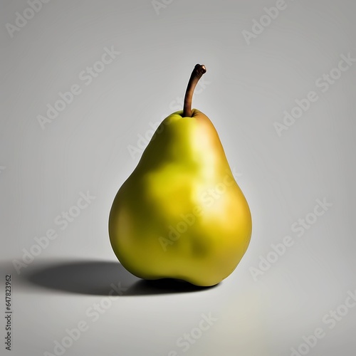 pear on white background